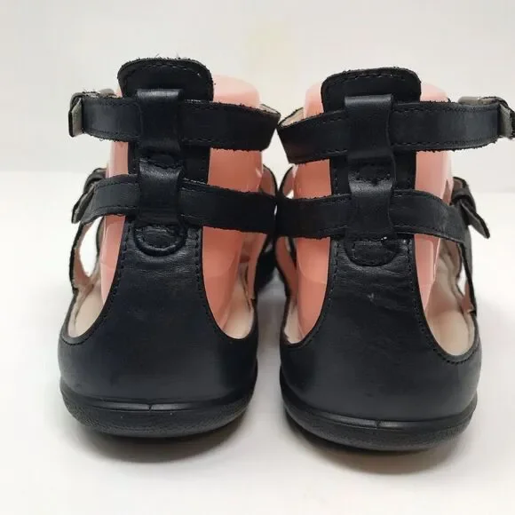 Ecco Black Gladiator Sandals - Picture 8 of 14
